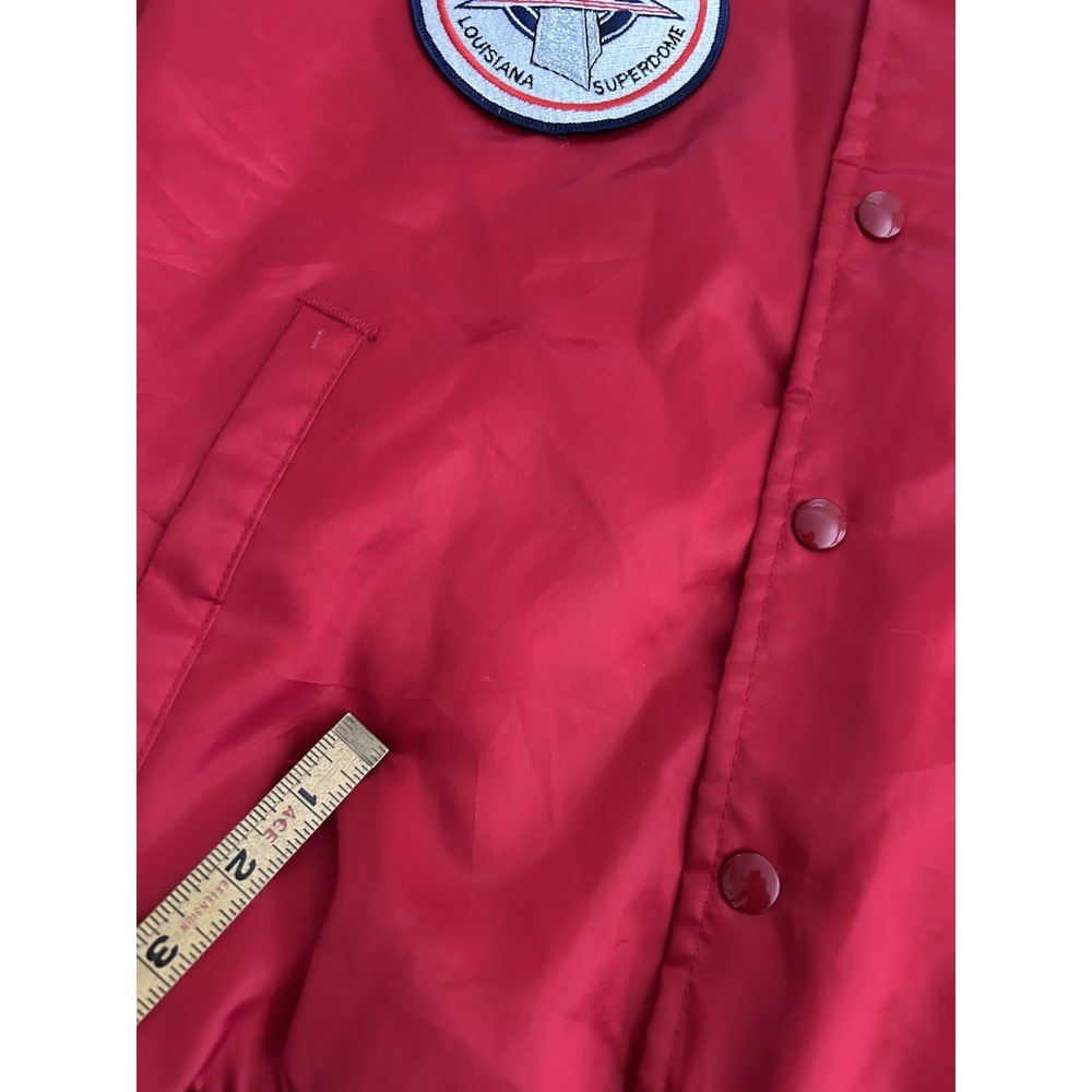 Vtg 90's NFL Super Bowl XXIV satin Chalk Line Custom Have a Nice Jersey Day L - Picture 14 of 16